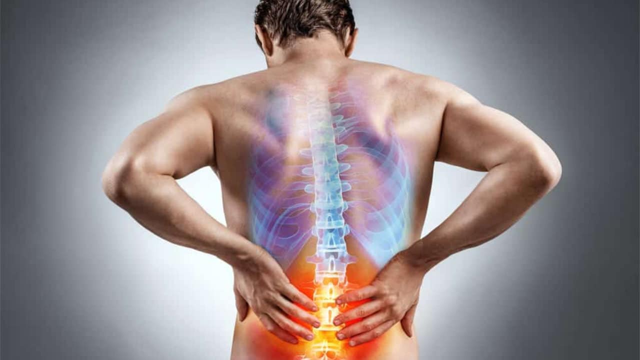 man with back pain